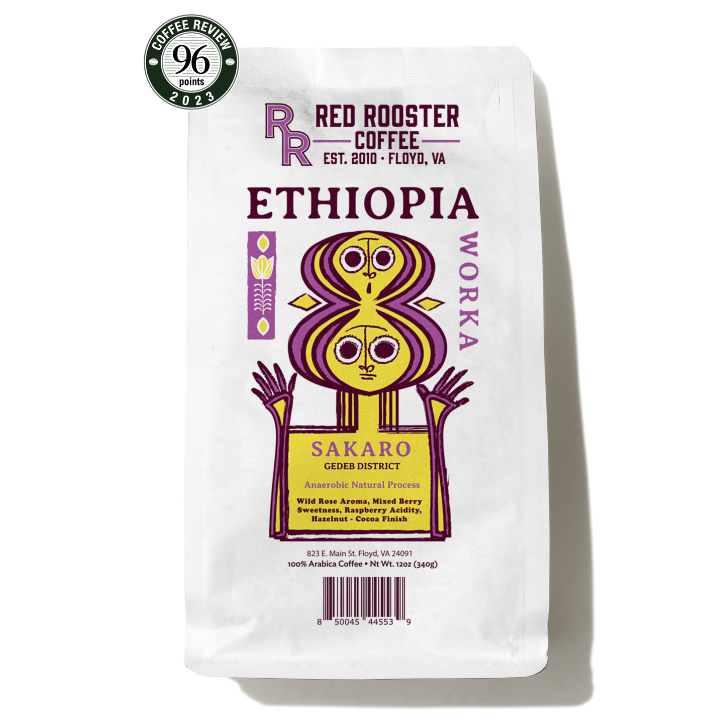 Ethiopia Worka Sakaro Anaerobic Natural - Coffee Beans for Home and Office Brewing