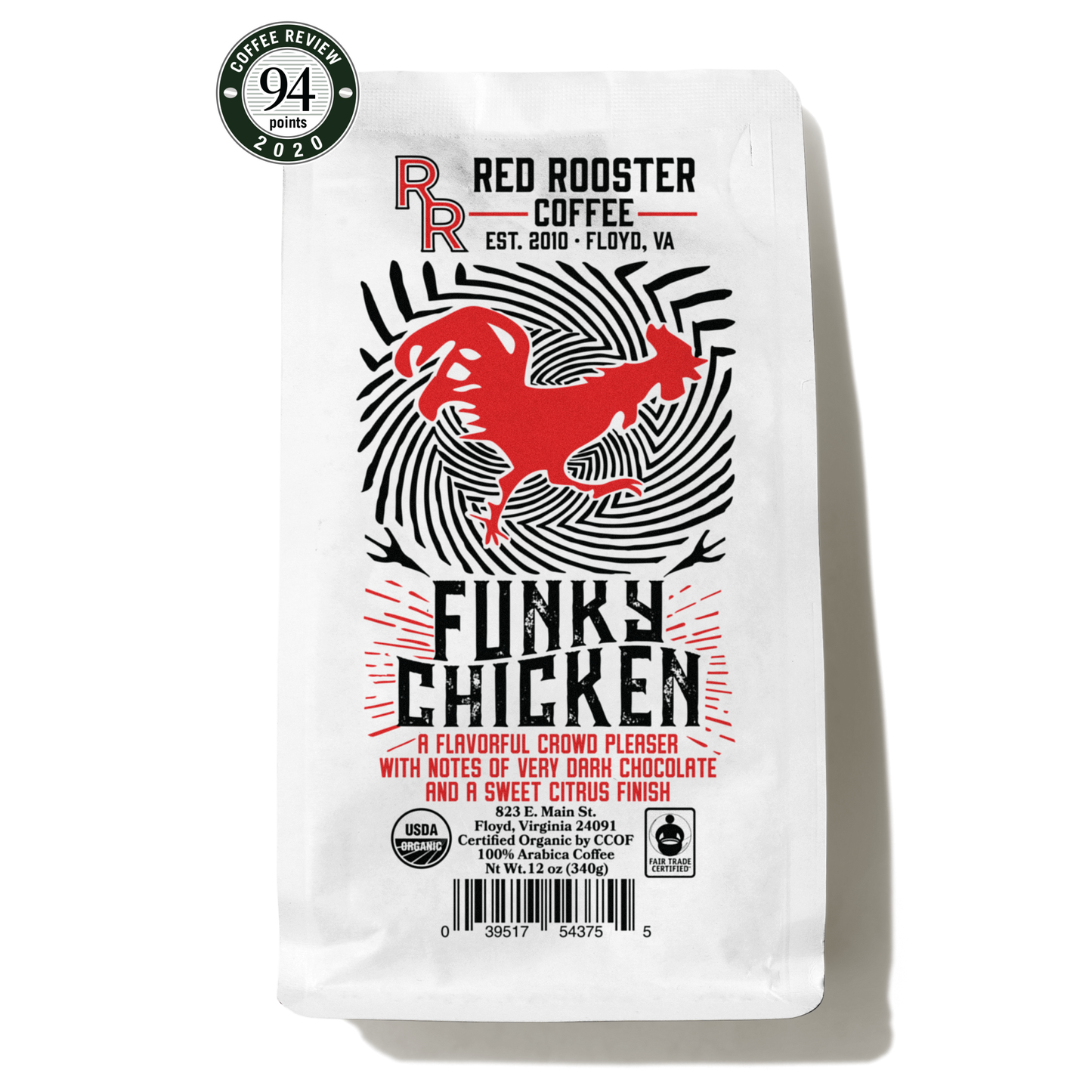Organic Funky Chicken - Coffee Beans for Home and Office Brewing