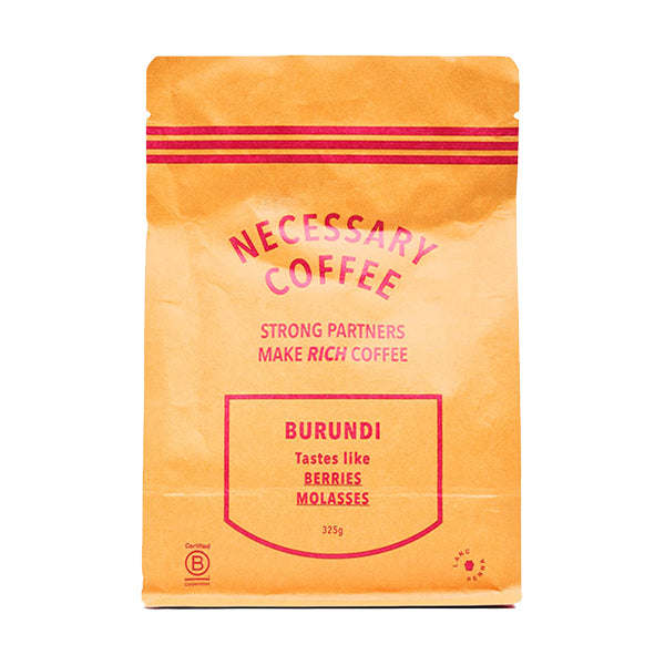 Burundi 325 gr - Coffee Beans for Home and Office Brewing