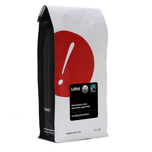 Leftist (Fairtrade Organic) 2 lb - Coffee Beans for Home and Office Brewing