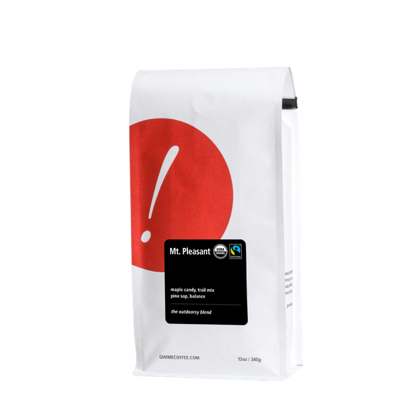 Mt Pleasant Fairtrade Organic 12 oz - Coffee Beans for Home and Office Brewing