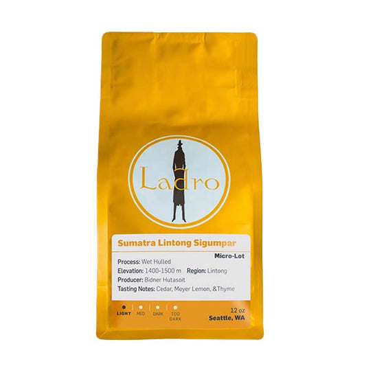Sumatra Lintong Sigumpar 12 oz - Coffee Beans for Home and Office Brewing