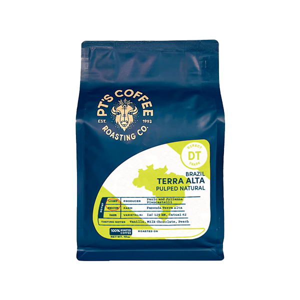 Terra Alta Pulped Natural 2 lb - Coffee Beans for Home and Office Brewing