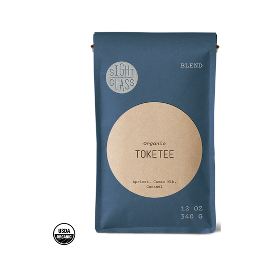 Organic Toketee 12 oz - Coffee Beans for Home and Office Brewing