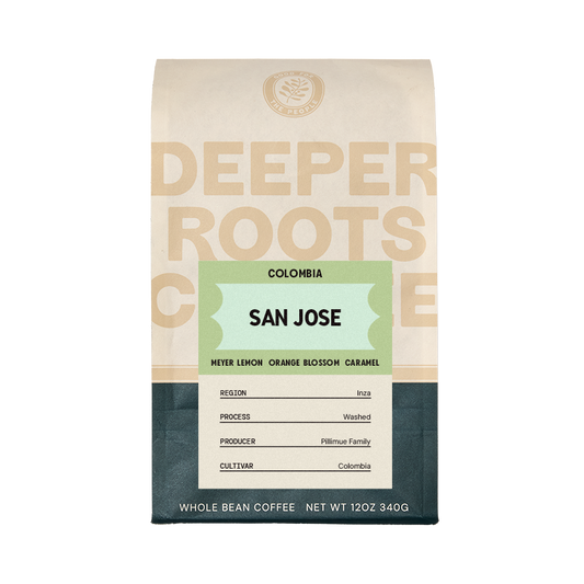 Colombia San Jose 12 oz - Coffee Beans for Home and Office Brewing