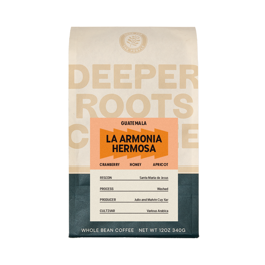 La Armonia Hermosa 12 oz - Coffee Beans for Home and Office Brewing