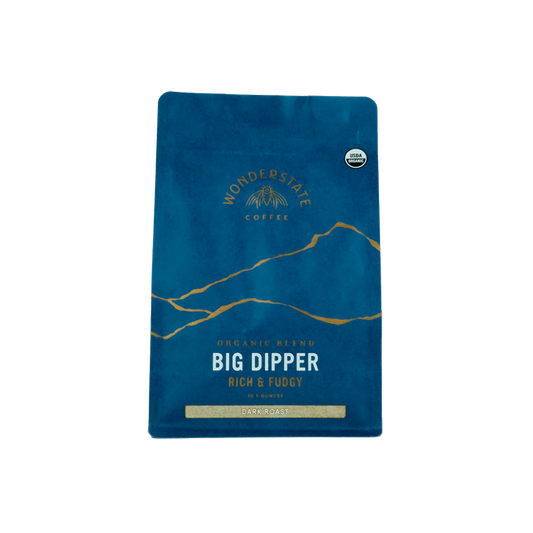 Organic Big Dipper 10.5 oz - Coffee Beans for Home and Office Brewing
