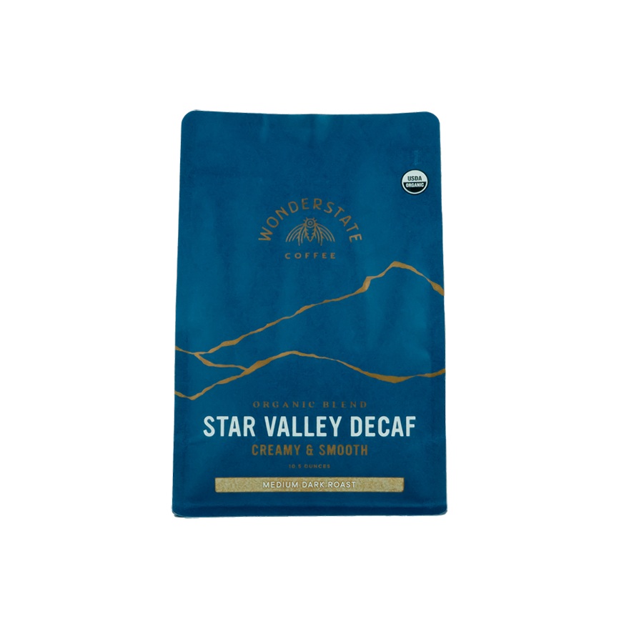 Organic Star Valley Decaf 10.5 oz - Coffee Beans for Home and Office Brewing