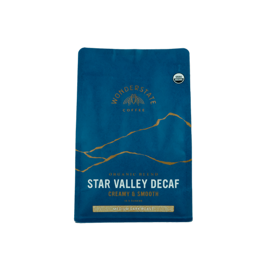 Organic Star Valley Decaf 10.5 oz - Coffee Beans for Home and Office Brewing