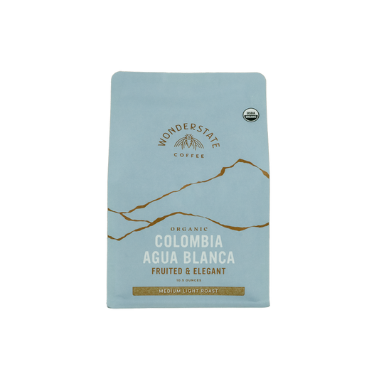 Organic Colombia Agua Blanca 10.5 oz - Coffee Beans for Home and Office Brewing