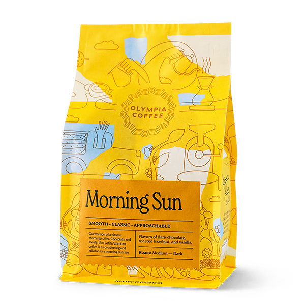 Morning Sun 12 oz - Coffee Beans for Home and Office Brewing