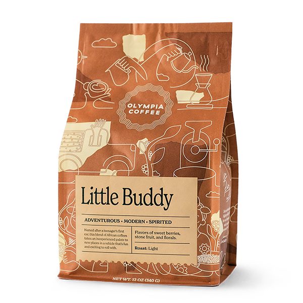 Little Buddy 12 oz - Coffee Beans for Home and Office Brewing