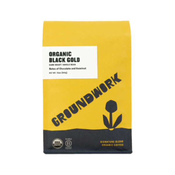 Black Gold 12 oz - Coffee Beans for Home and Office Brewing
