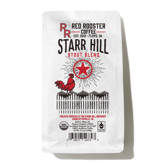 Organic Starr Hill Stout Blend - Coffee Beans for Home and Office Brewing