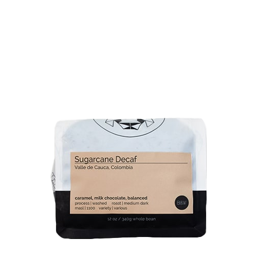 Sugarcane Decaf 12 oz - Coffee Beans for Home and Office Brewing