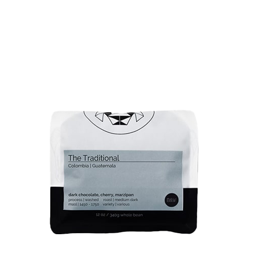 The Traditional 12 oz - Coffee Beans for Home and Office Brewing