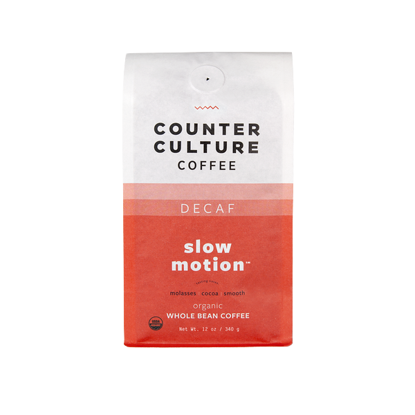 Slow Motion - Decaf 12 oz - Coffee Beans for Home and Office Brewing
