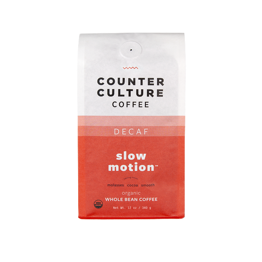 Slow Motion - Decaf 12 oz - Coffee Beans for Home and Office Brewing