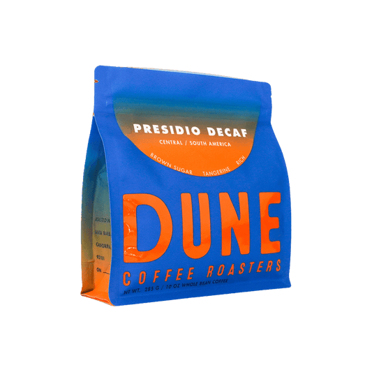 Presidio Decaf 10 oz - Coffee Beans for Home and Office Brewing