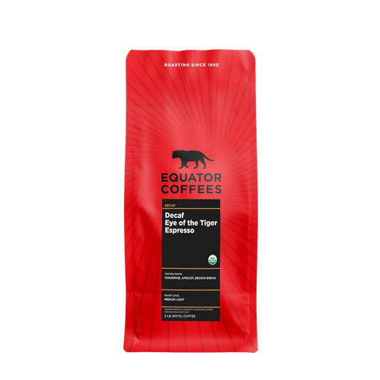 Decaf Eye Of The Tiger 2 lb - Coffee Beans for Home and Office Brewing