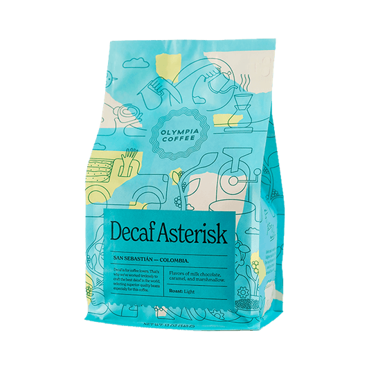 Decaf Asterisk 2 lb - Coffee Beans for Home and Office Brewing